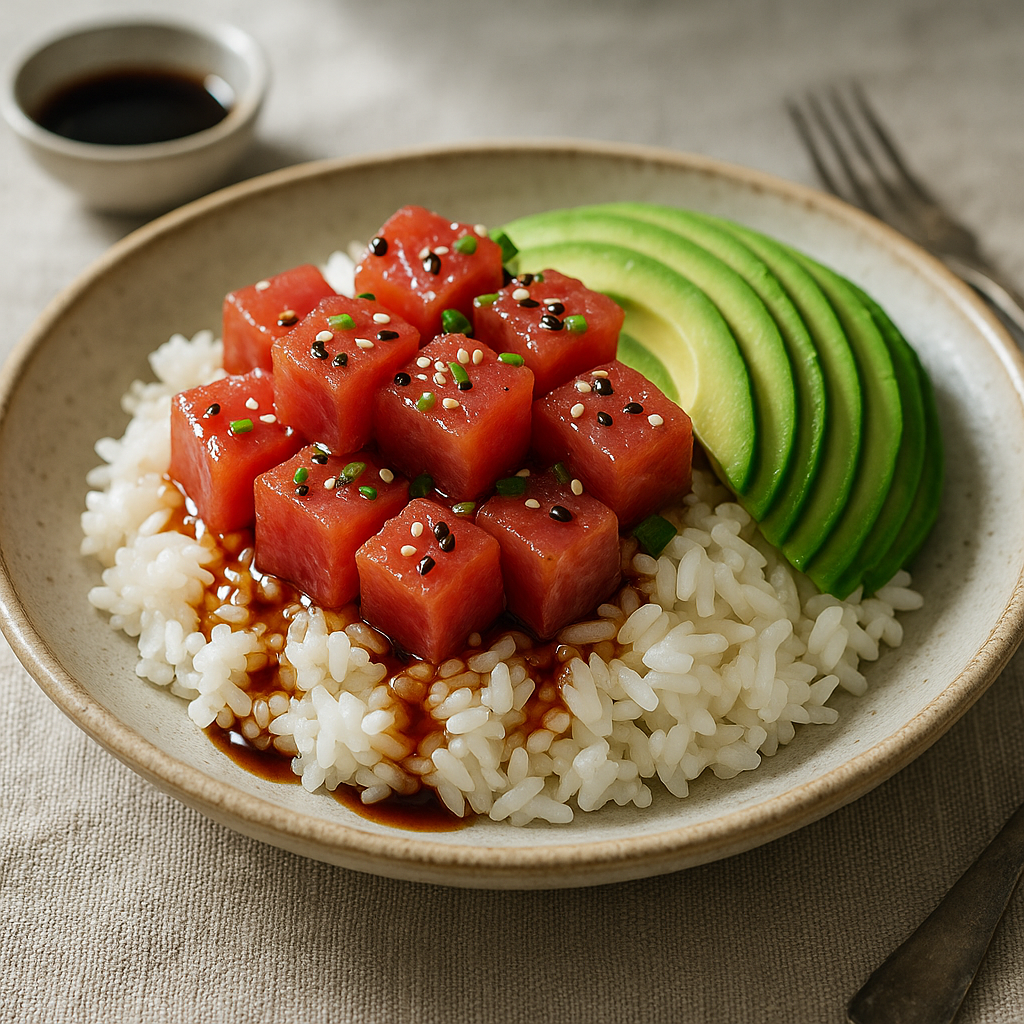 Ahi Poke Bowl (Raw Assembly)