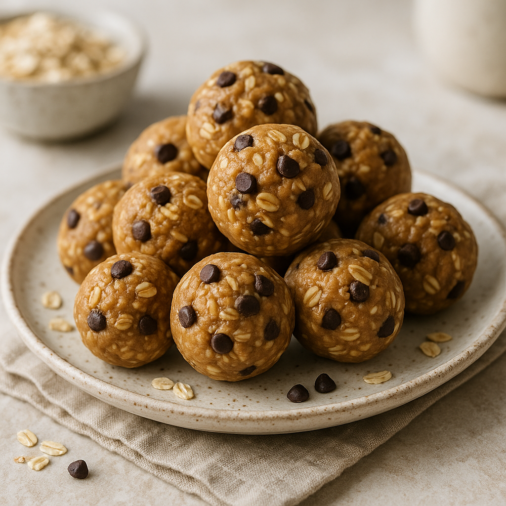 Almond Butter and Oat Energy Balls