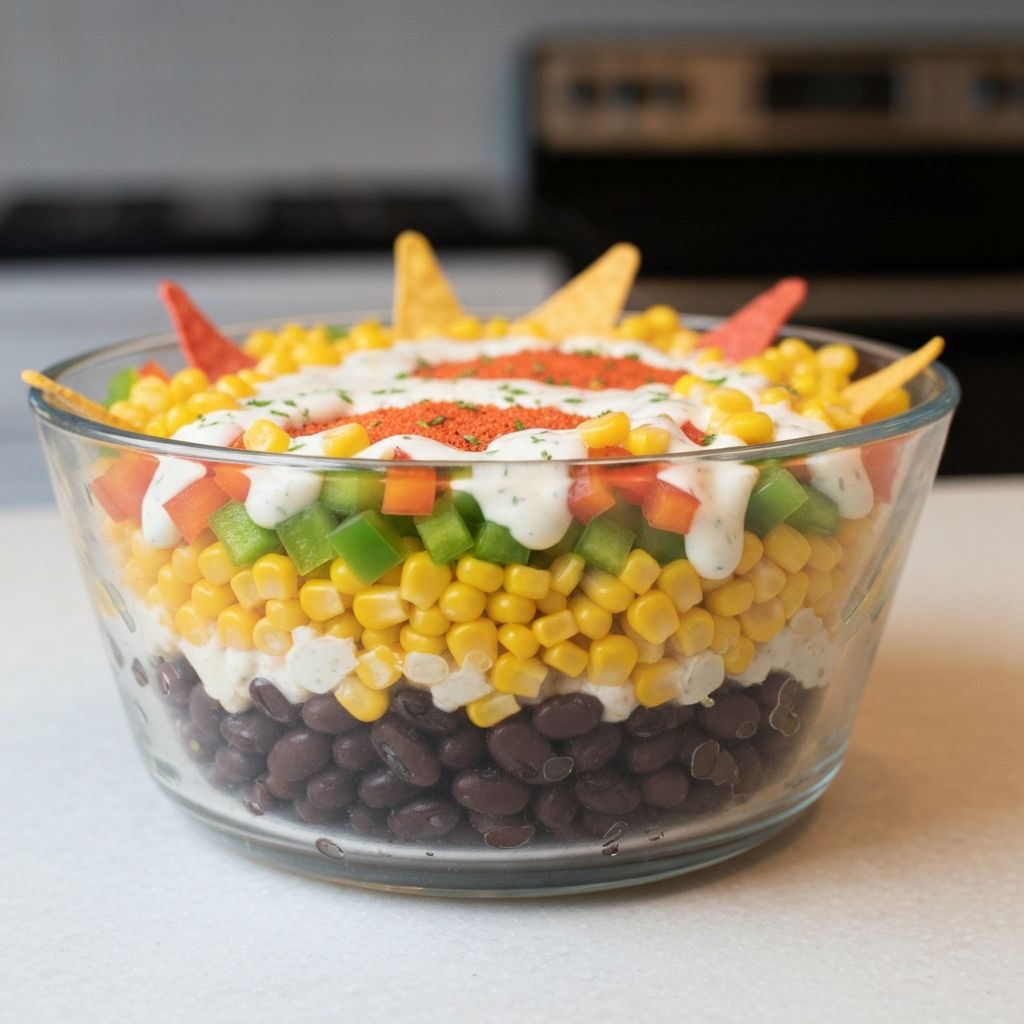 Bean & Corn 'Treasure Map' Salad