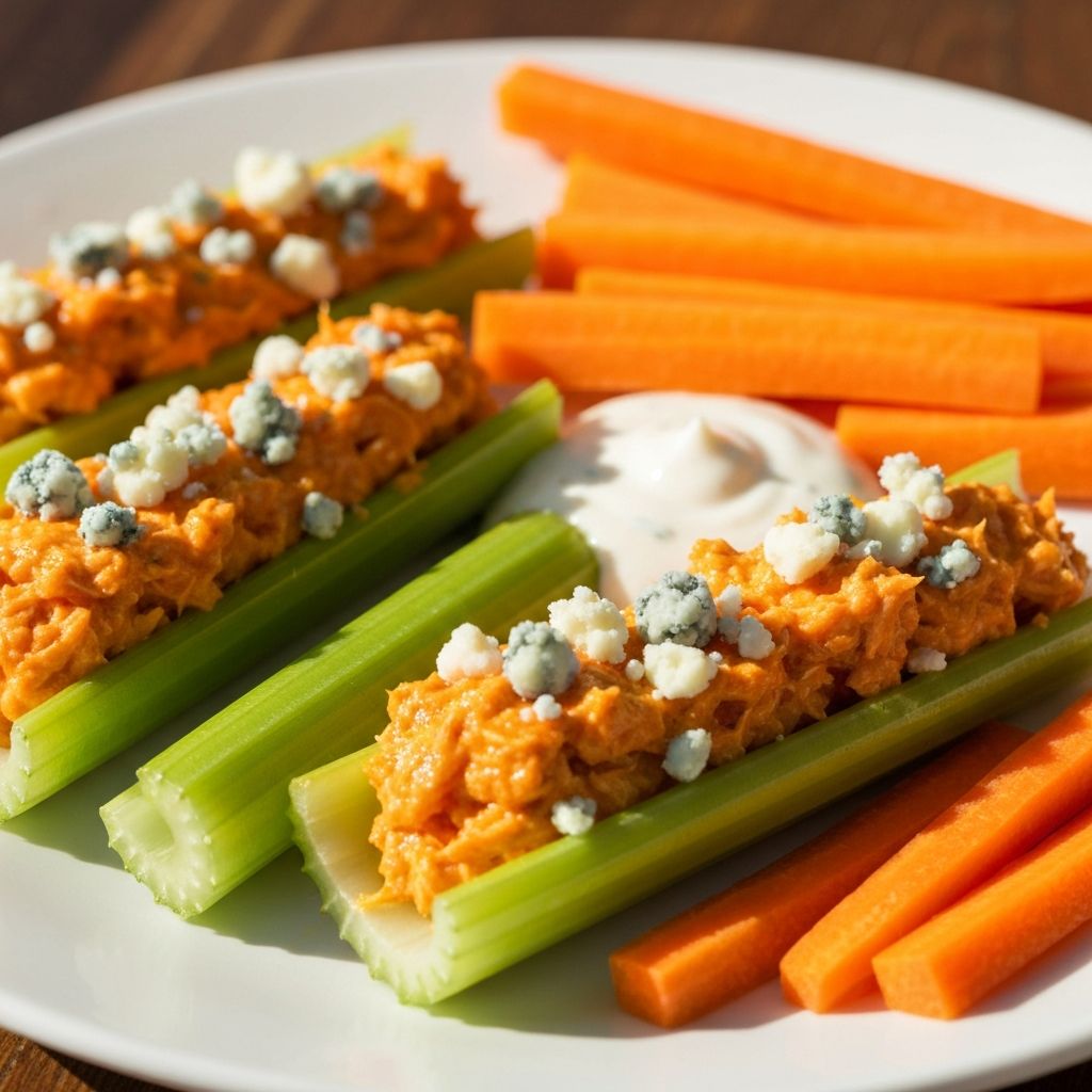 Buffalo Tuna Celery Sticks