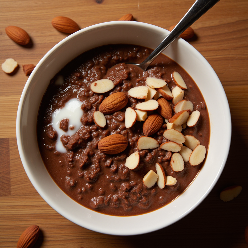 Cacao Almond Milk Oatmeal