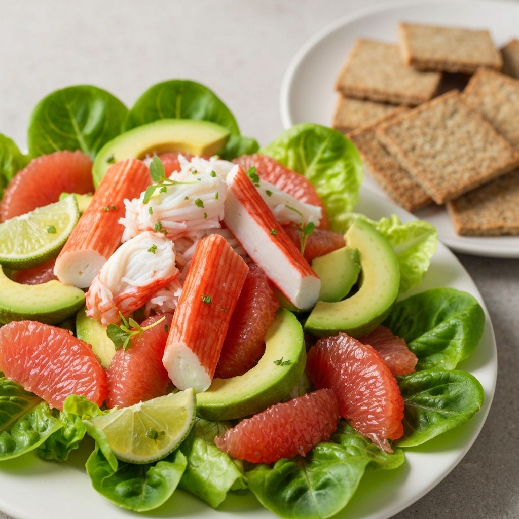 West Coast California Crab & Grapefruit Salad