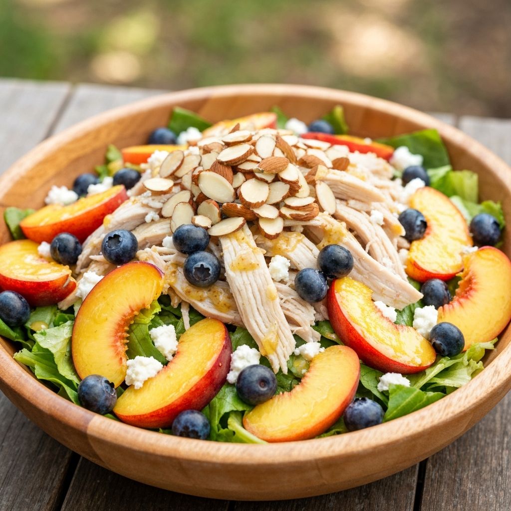Chicken & Peach Summer Salad
