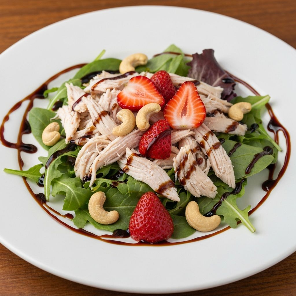 Chicken & Strawberry Balsamic Plate