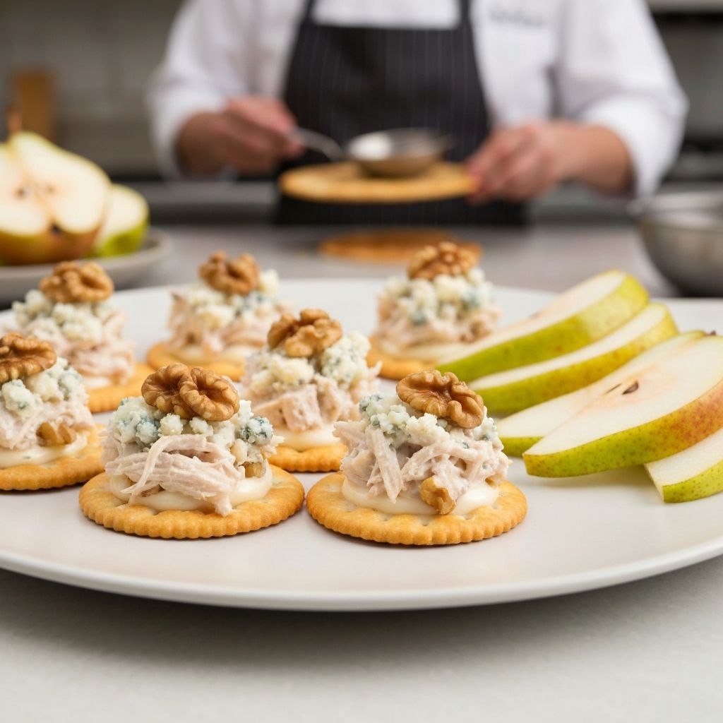 Chicken & Walnut Blue Cheese Bites