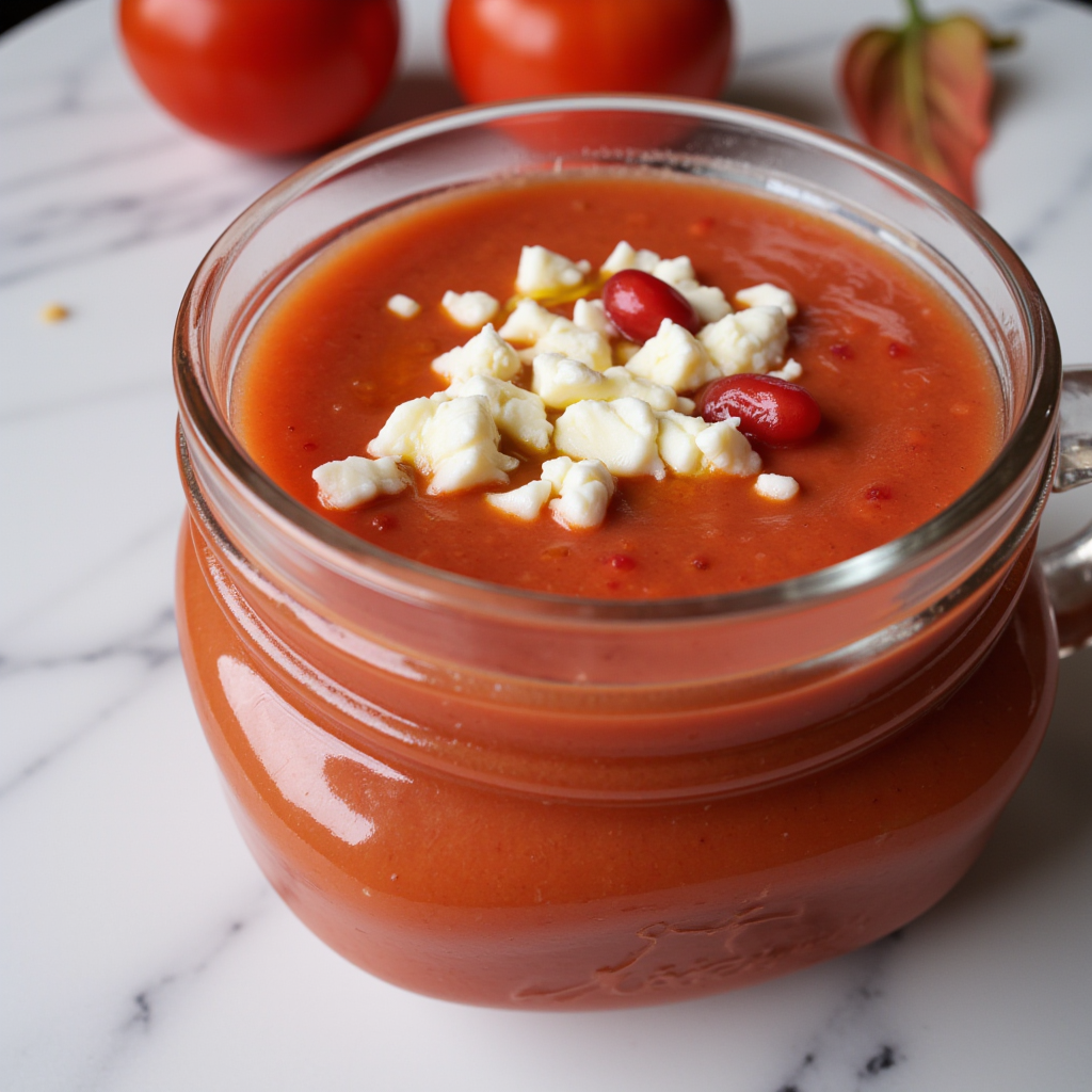 Cold Tomato Soup Shorfo