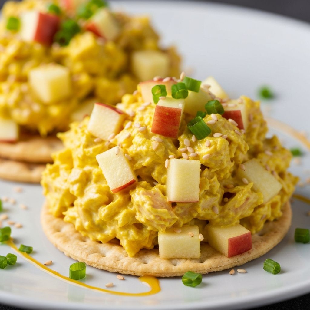 Curry-Apple Tuna Salad