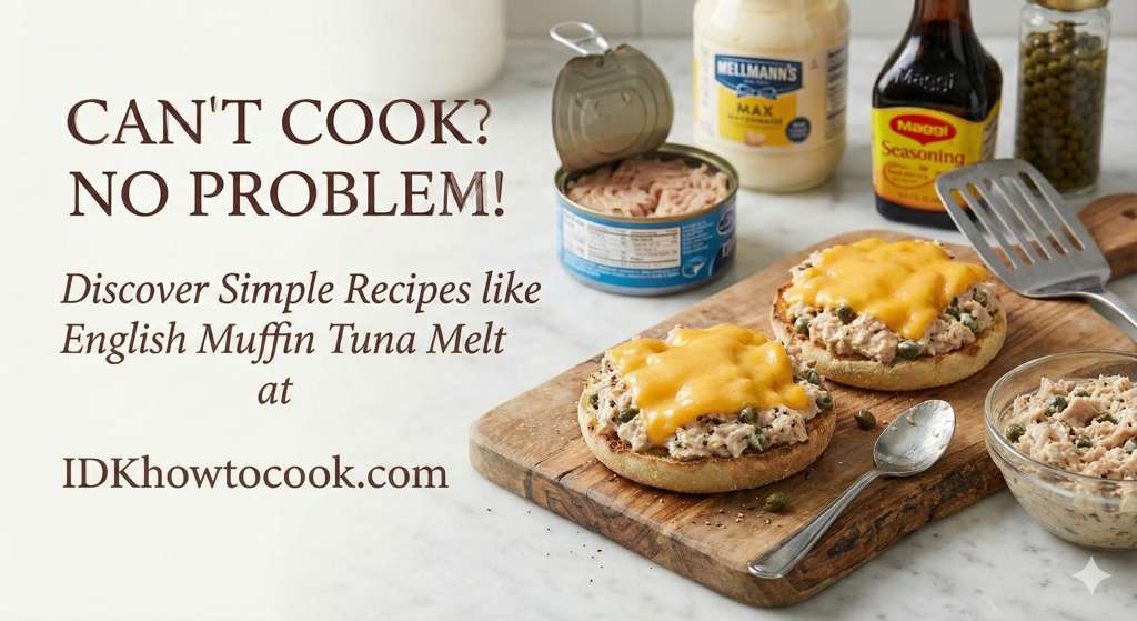 English Muffin Tuna Melt