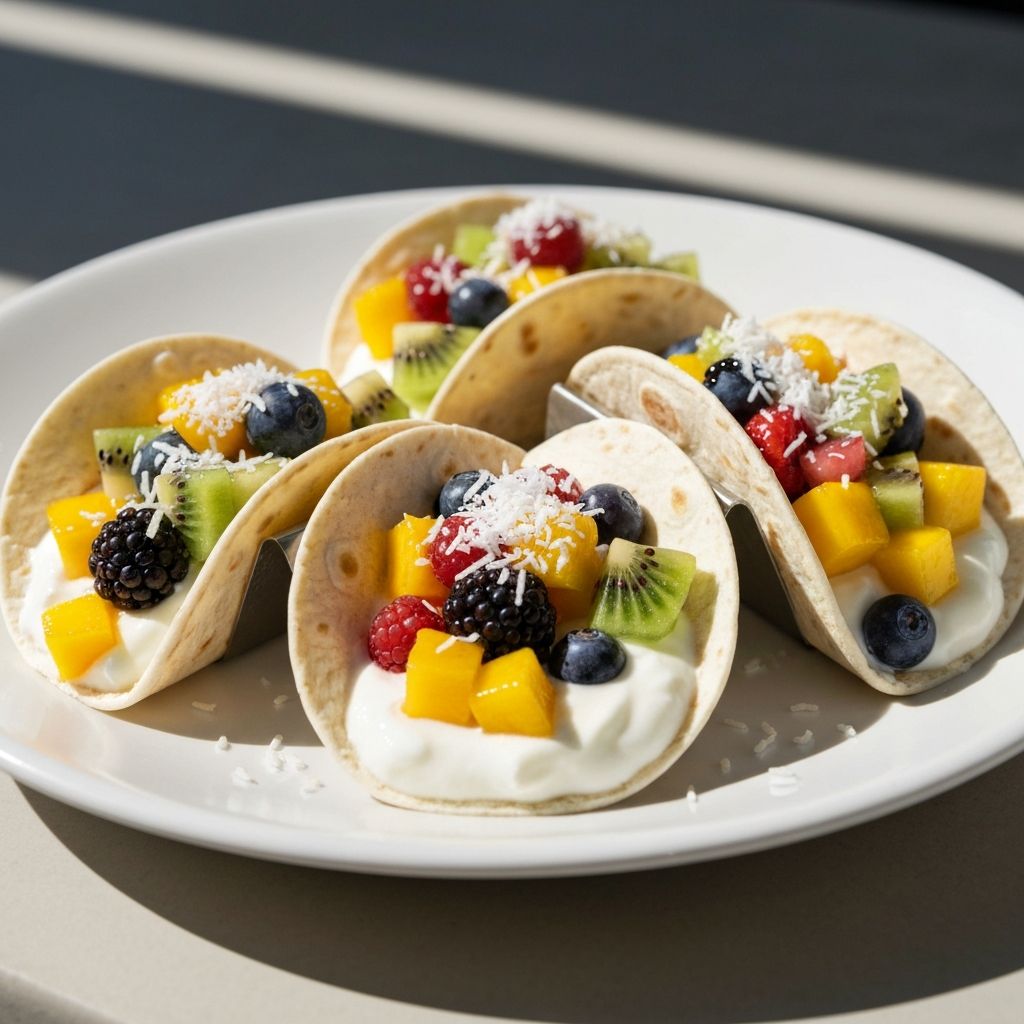 Fruity Breakfast Tacos