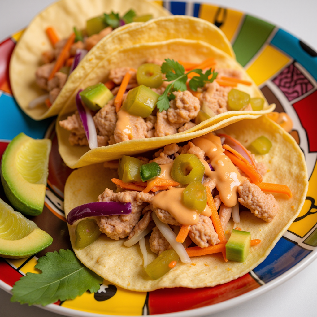 Gochujang Tuna Tacos