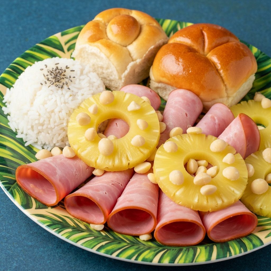 Hawaiian Ham & Pineapple Platter