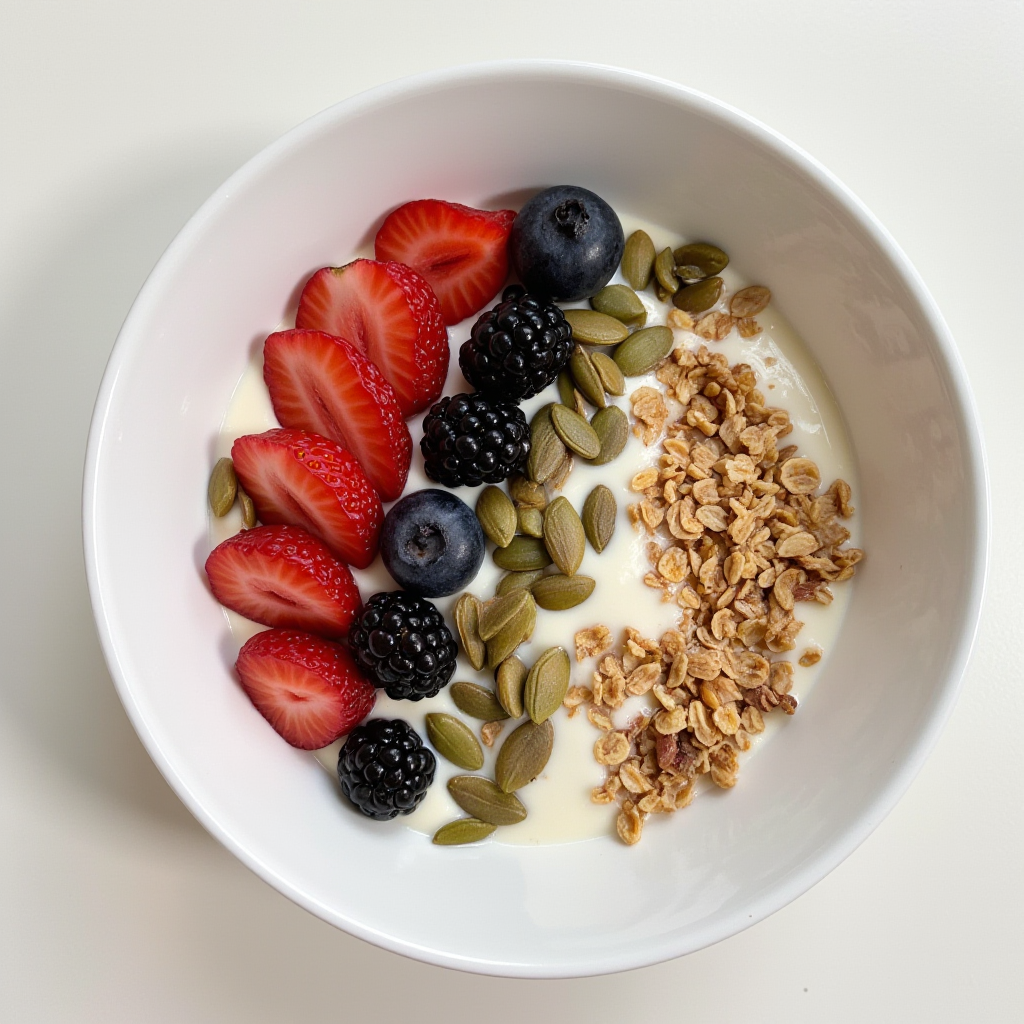 Kefir and Granola Bowl
