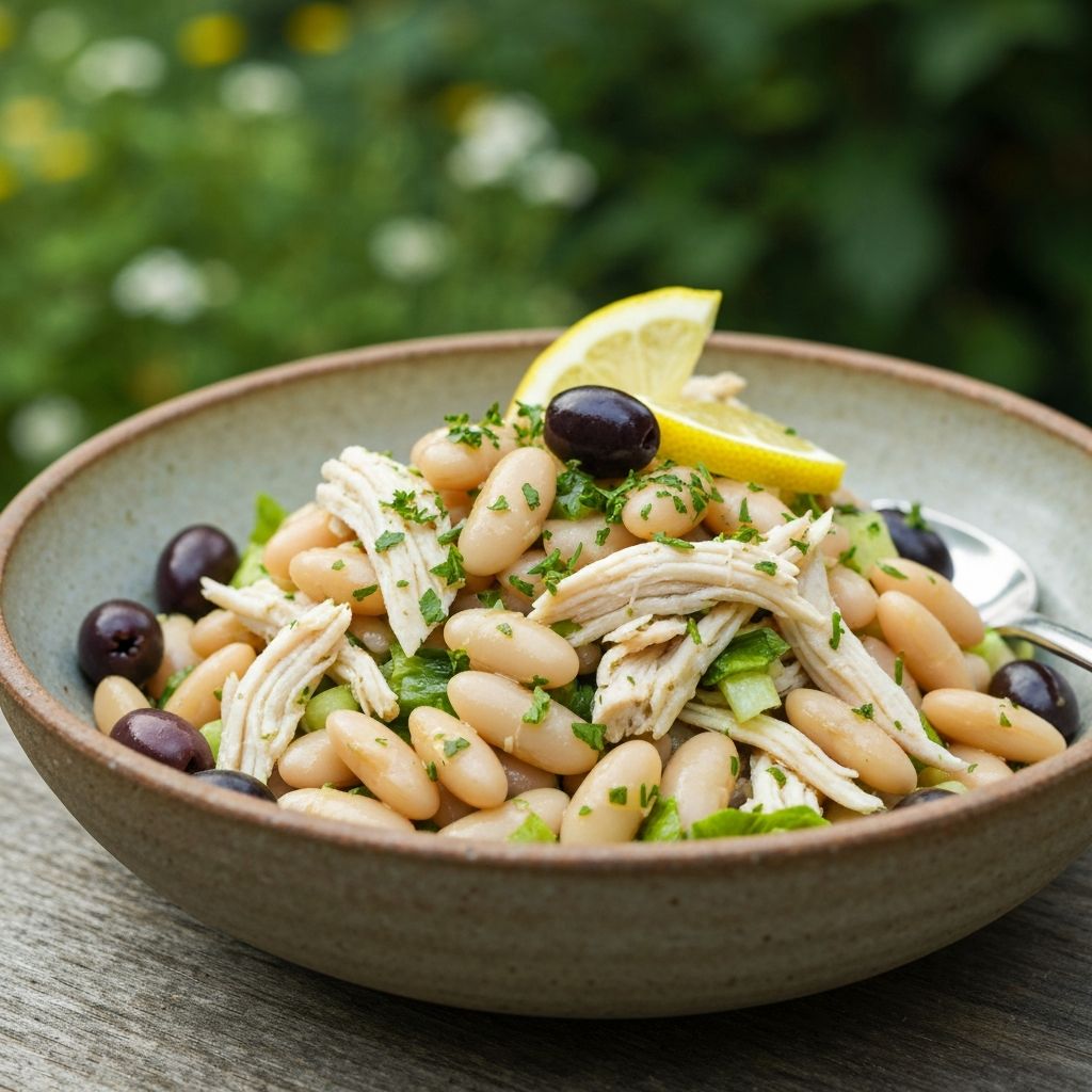 Lemon-Herb Chicken & White Bean Salad