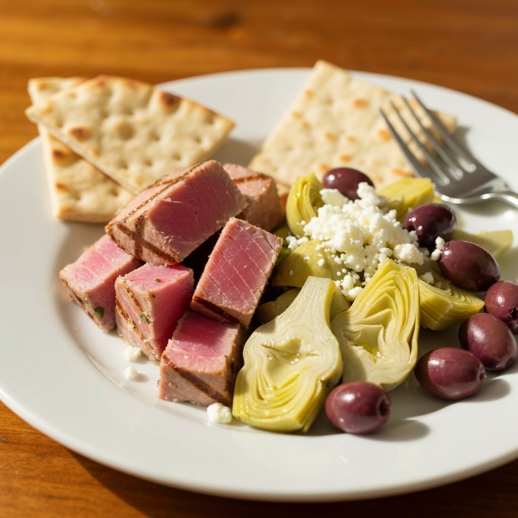 Mediterranean Tuna & Artichoke Plate