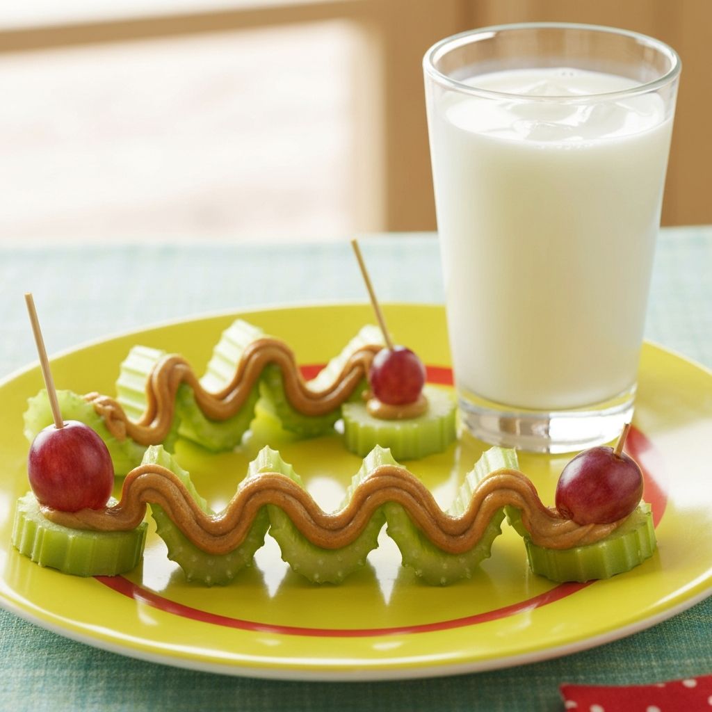Nut Butter 'Caterpillars'