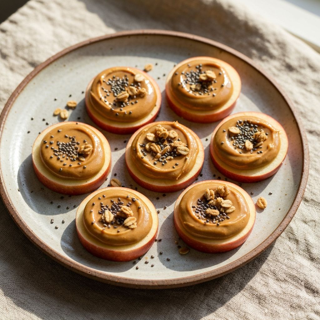 Peanut Butter Apple Rings