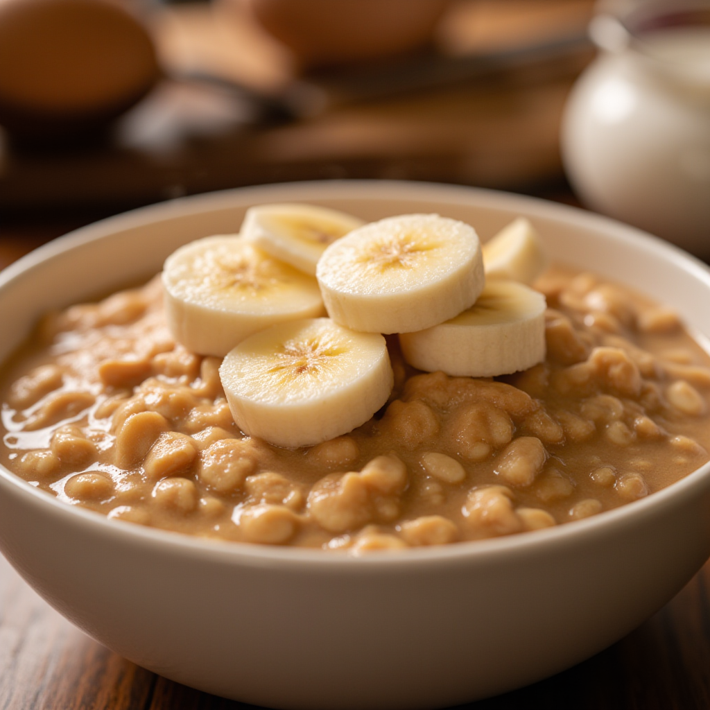 Peanut Butter Cinnamon Oatmeal