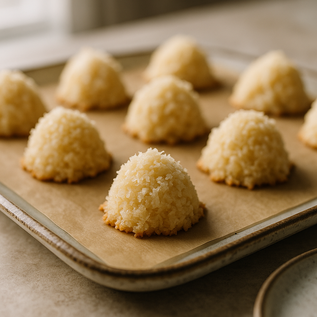 Raw Coconut Macaroons