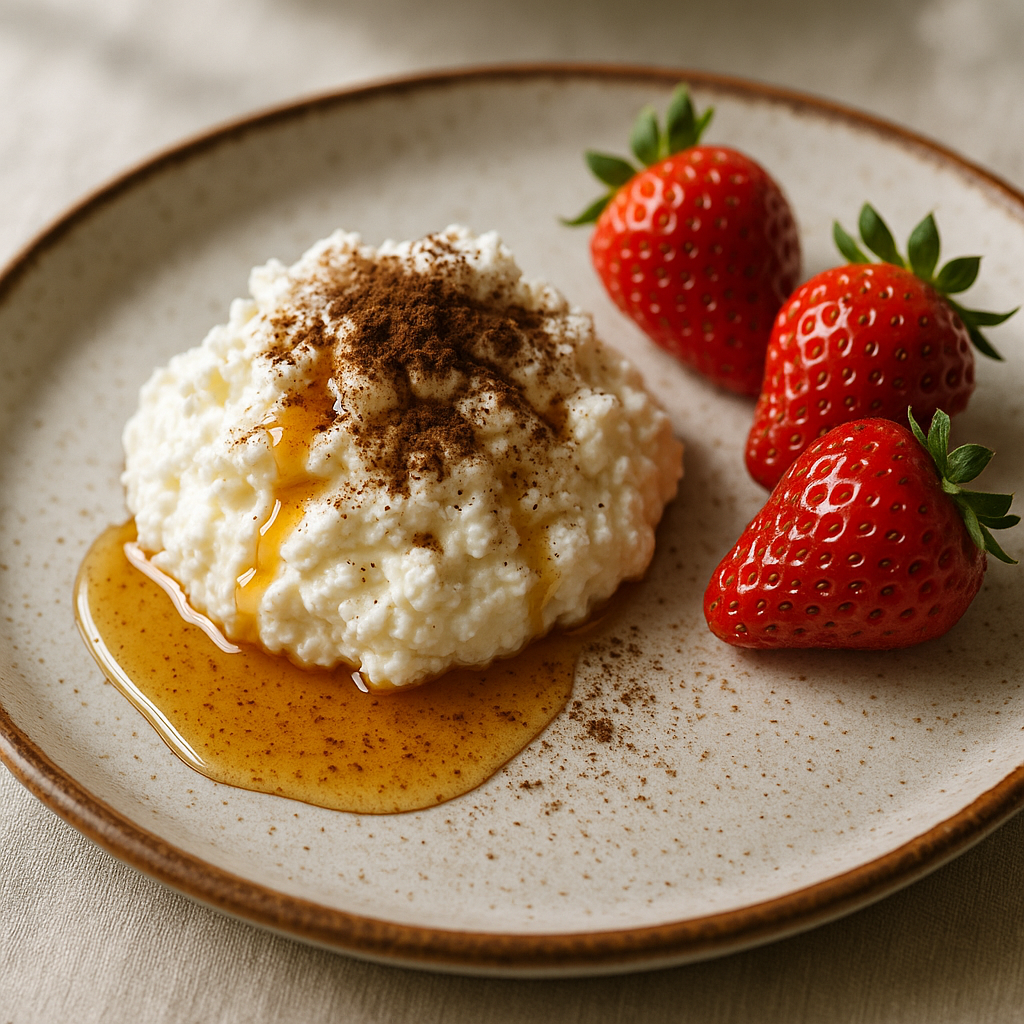 Ricotta with Honey and Cocoa