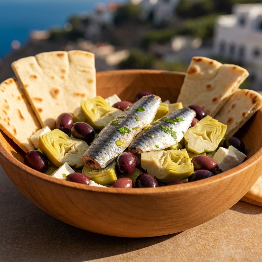 Mediterranean Sardine & Artichoke Salad