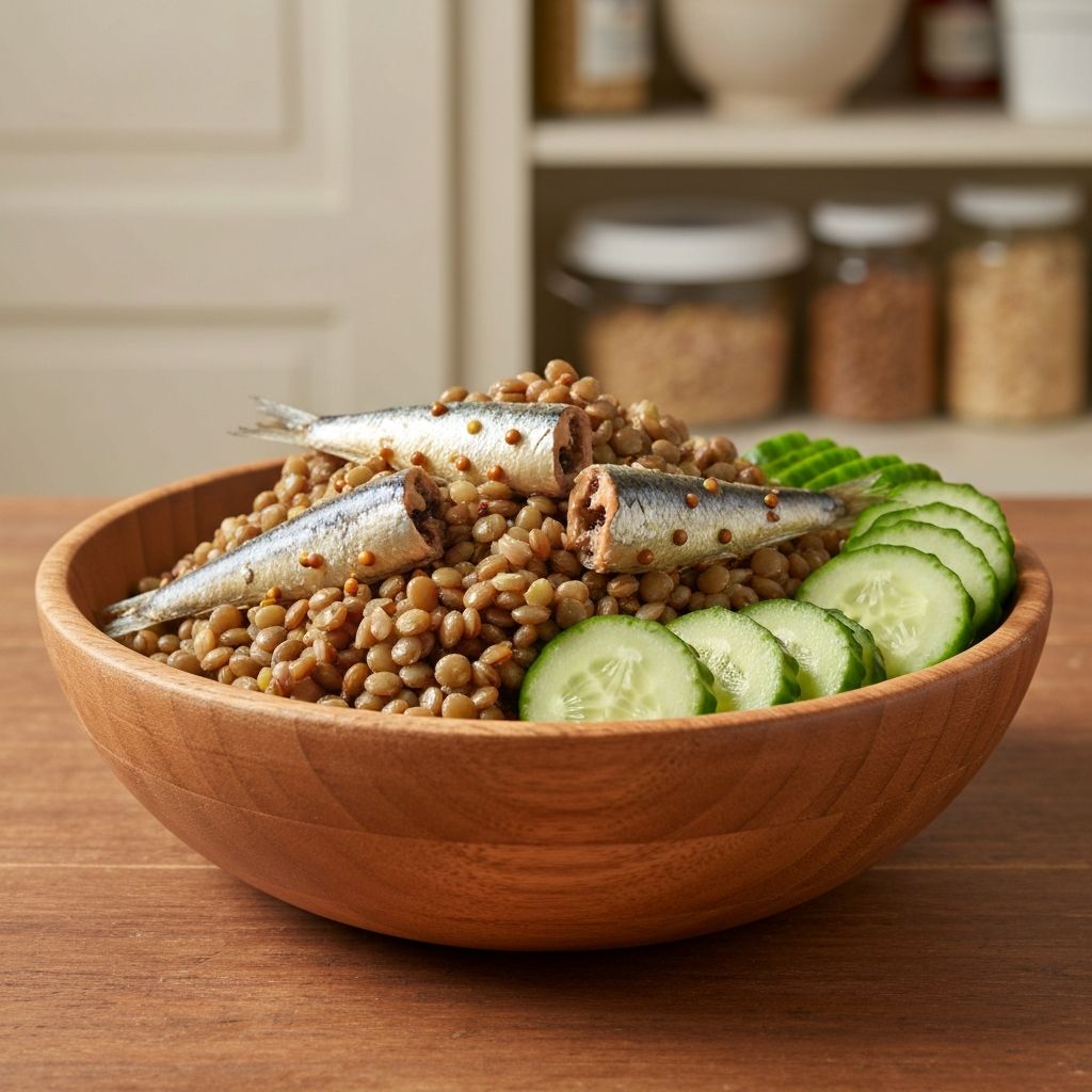 Sardine & Lentil Pantry Salad