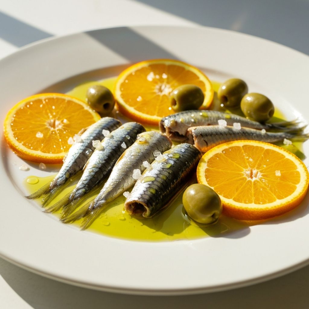 Sardine & Orange Mediterranean Plate
