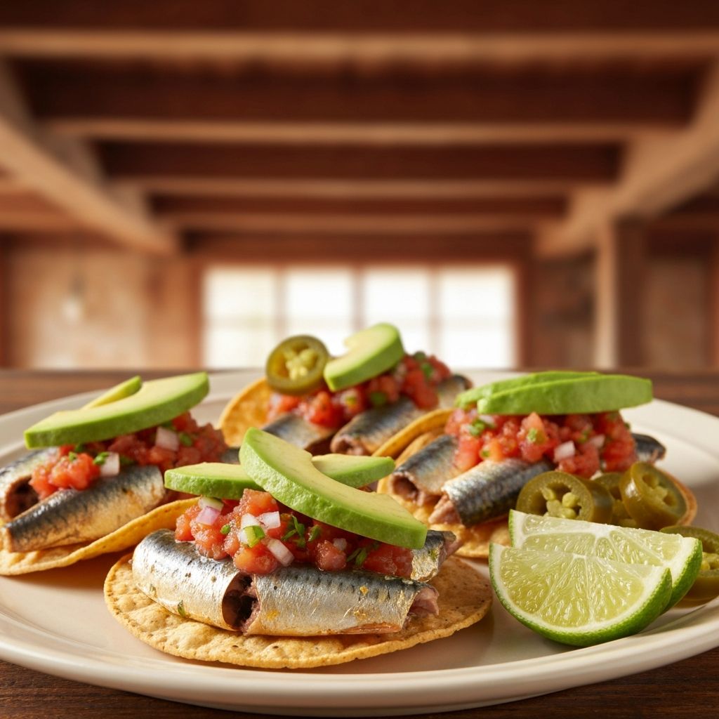 Zesty Sardine & Salsa Tostadas