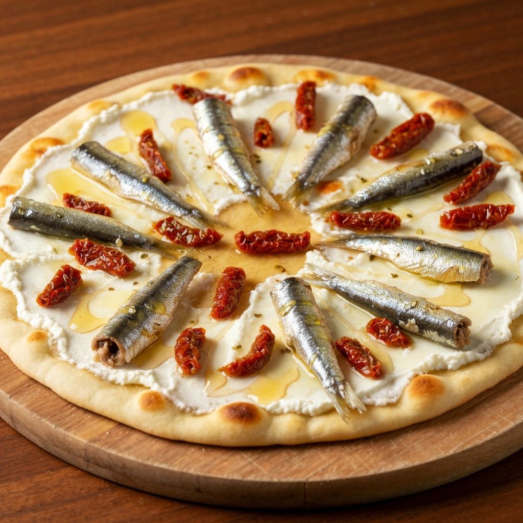 Sardine & Sun-Dried Tomato Flatbread