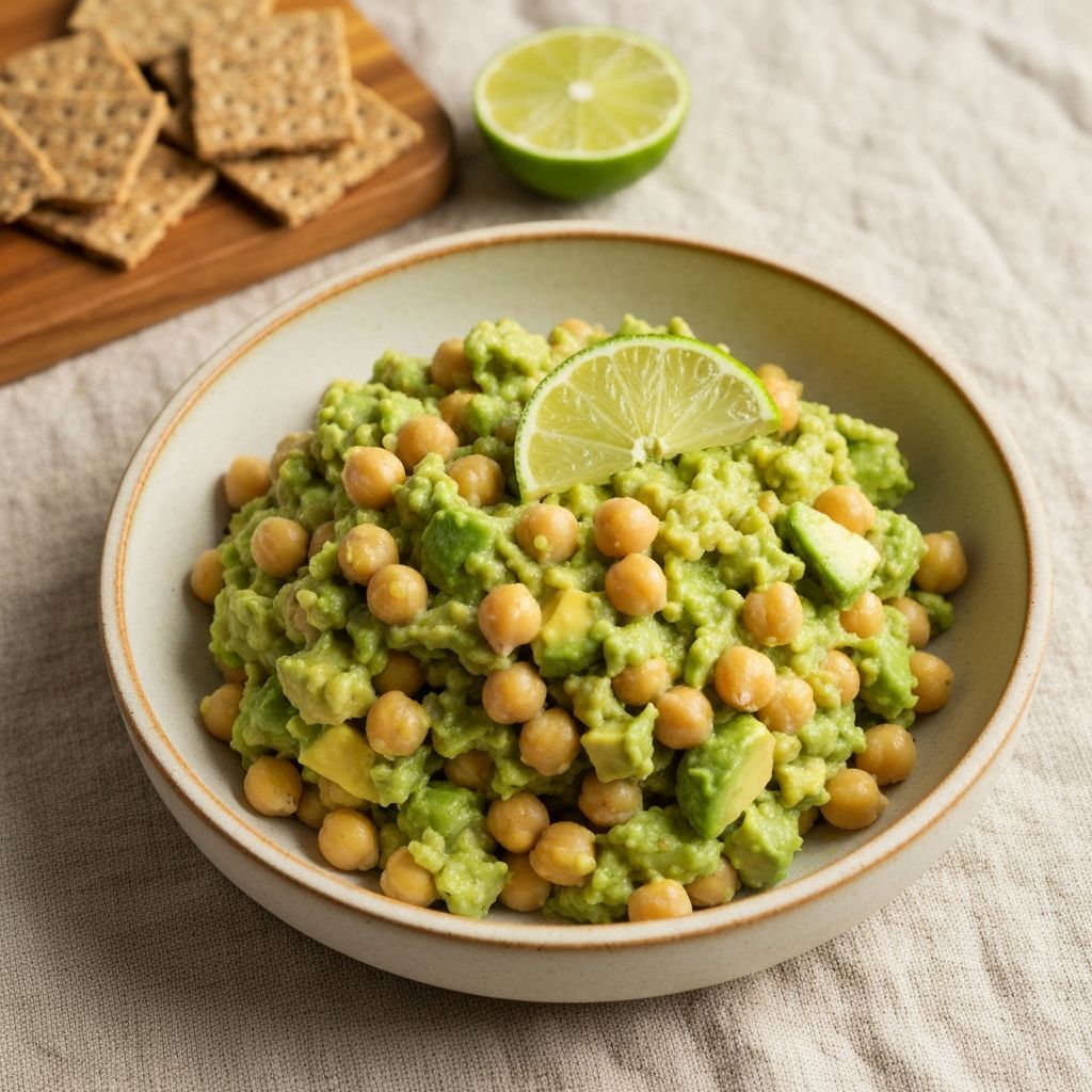 Smashed Chickpea & Avocado Salad