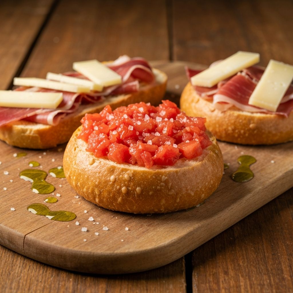 Spanish Pan con Tomate