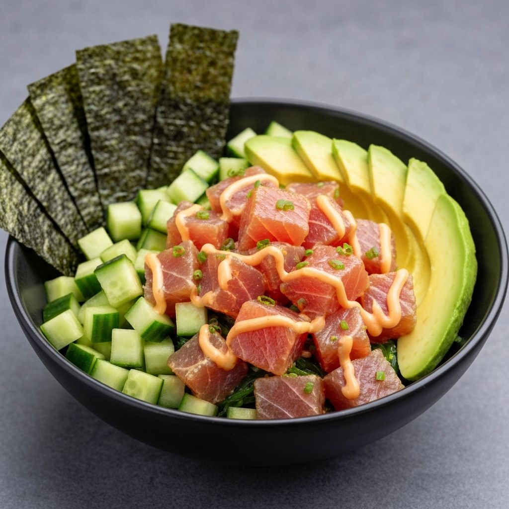 Sriracha-Lime Tuna Poke Bowl