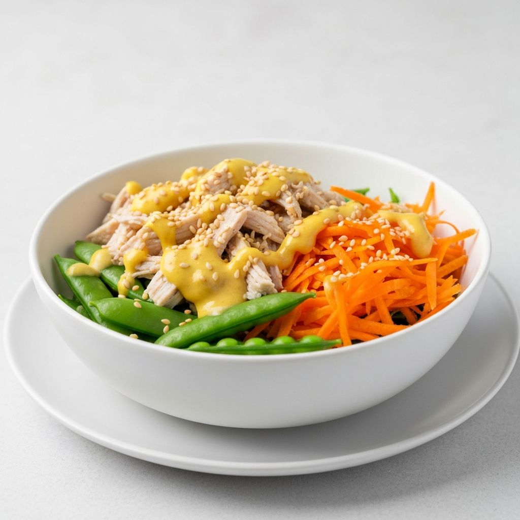 Tahini-Lemon Chicken & Veggie Bowl