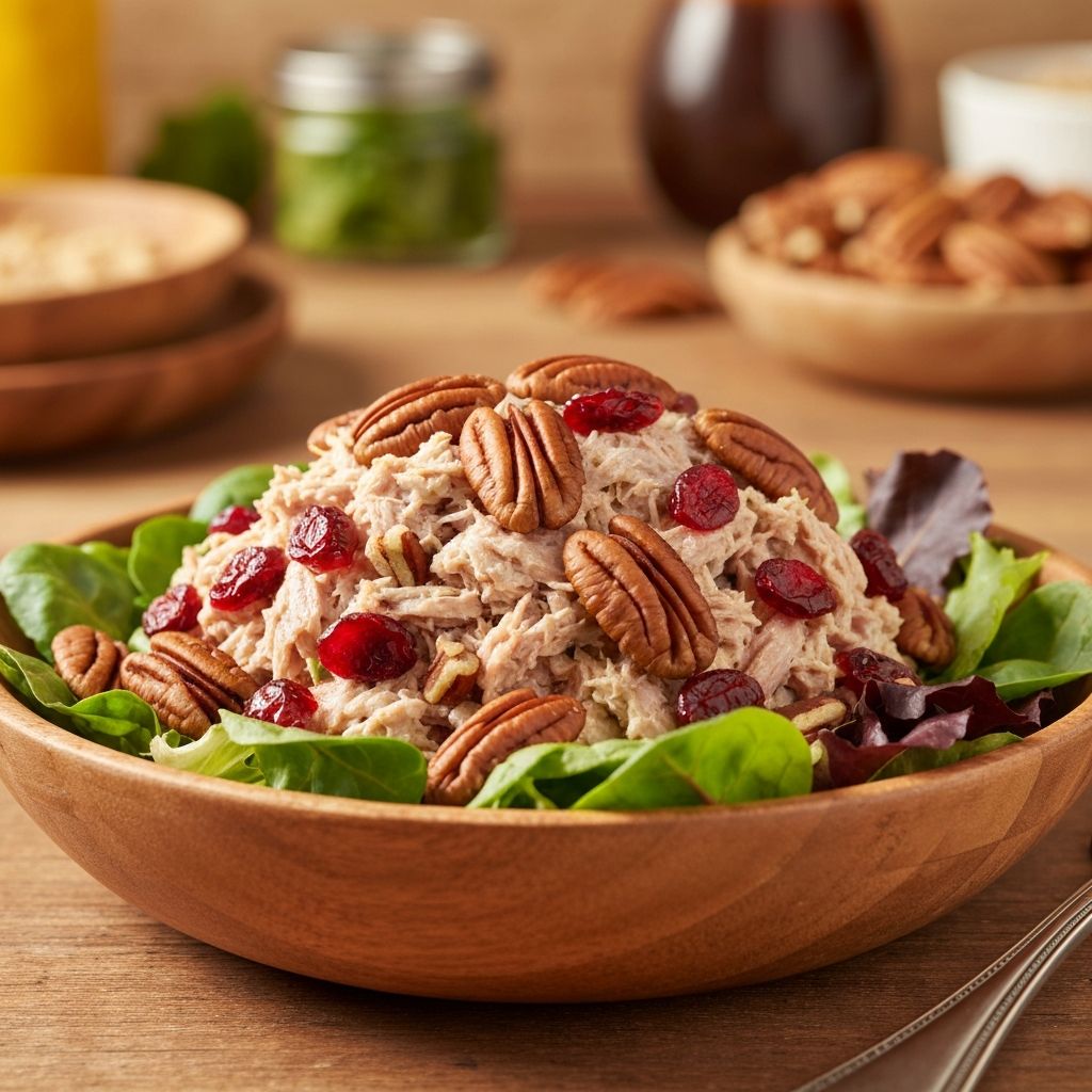 Tuna-Pecan Salad with Cranberries
