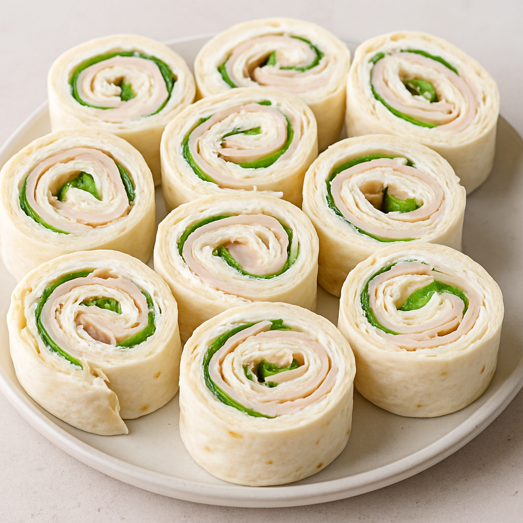 Turkey and Cheese Pinwheels
