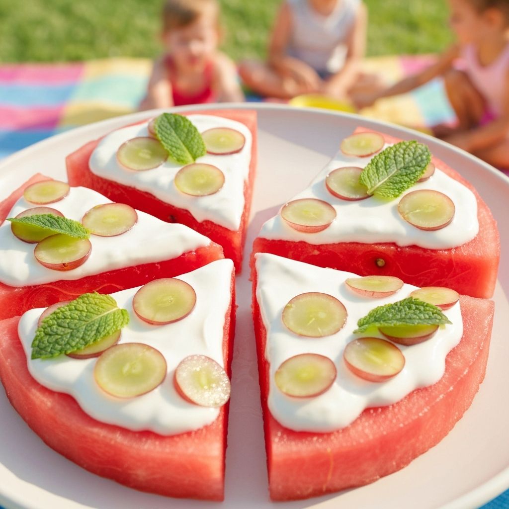 Watermelon 'Pizza' Wedges